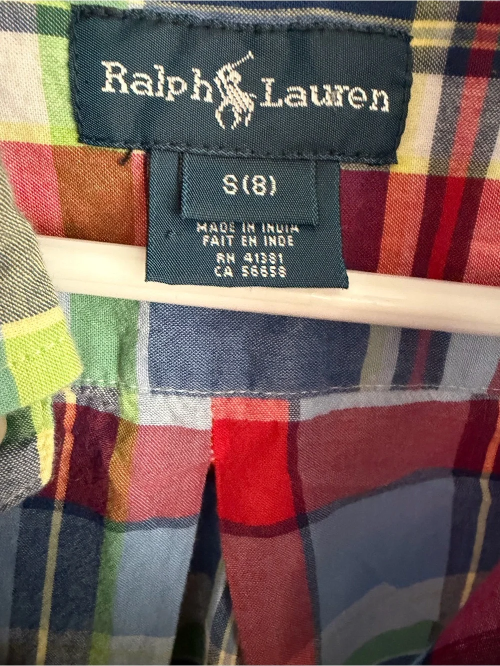 Polo by Ralph Lauren Multicolor Plaid Button-Down Shirt - Red/Blue/Green